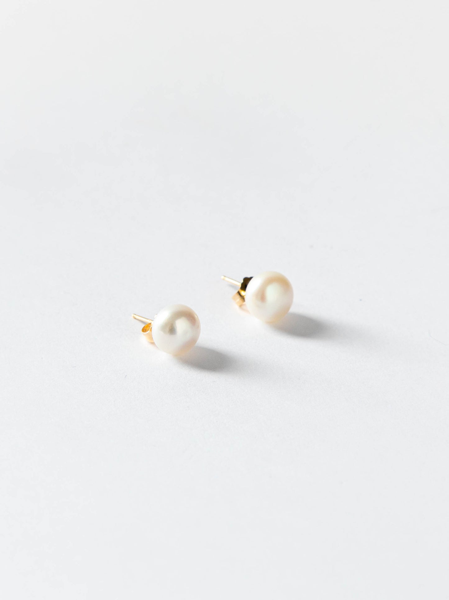 White Pearl Studs