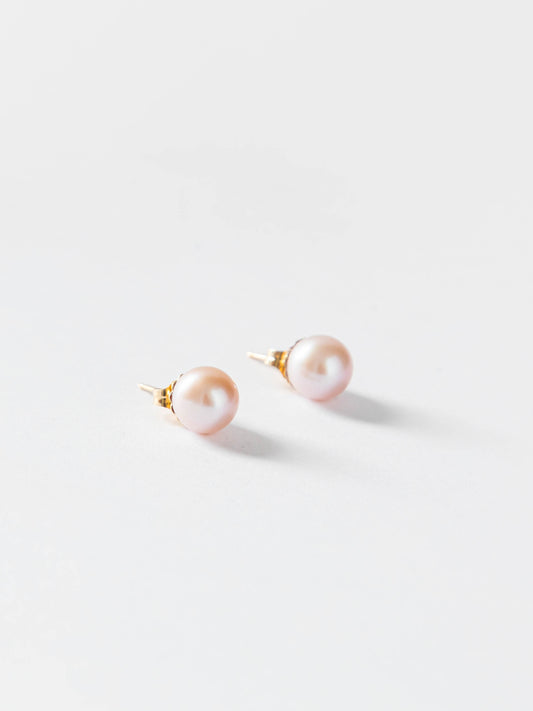 Pink Pearl Studs