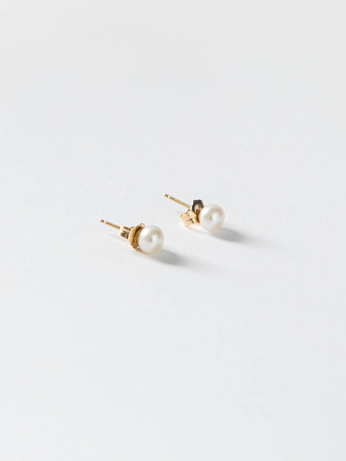 White Pearl Studs