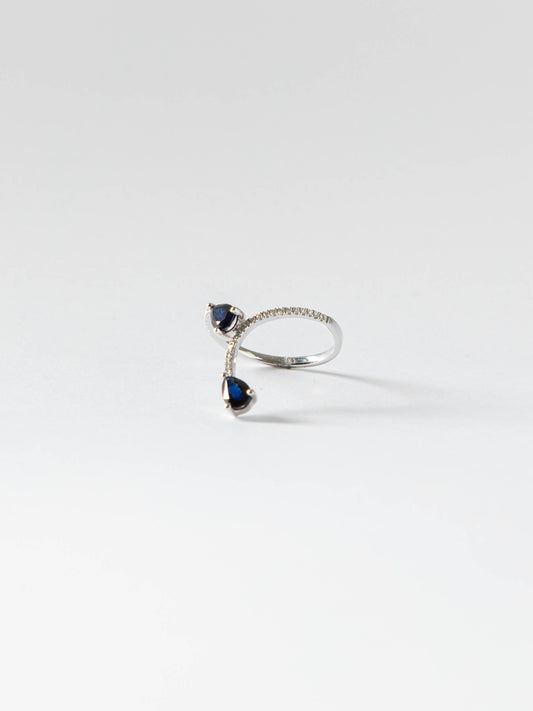 Delicate Sapphire Touch Ring