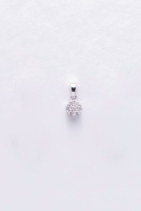 Small Diamond Cluster Pendant