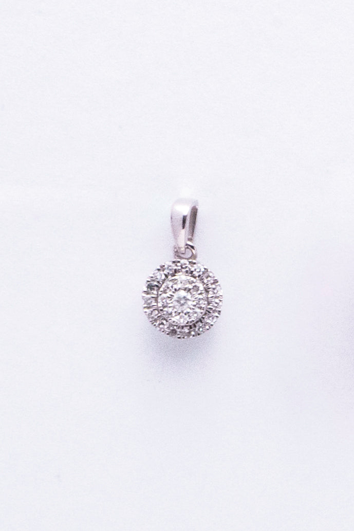 Cluster Diamond Pendant