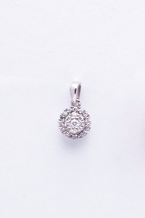 Cluster Diamond Pendant